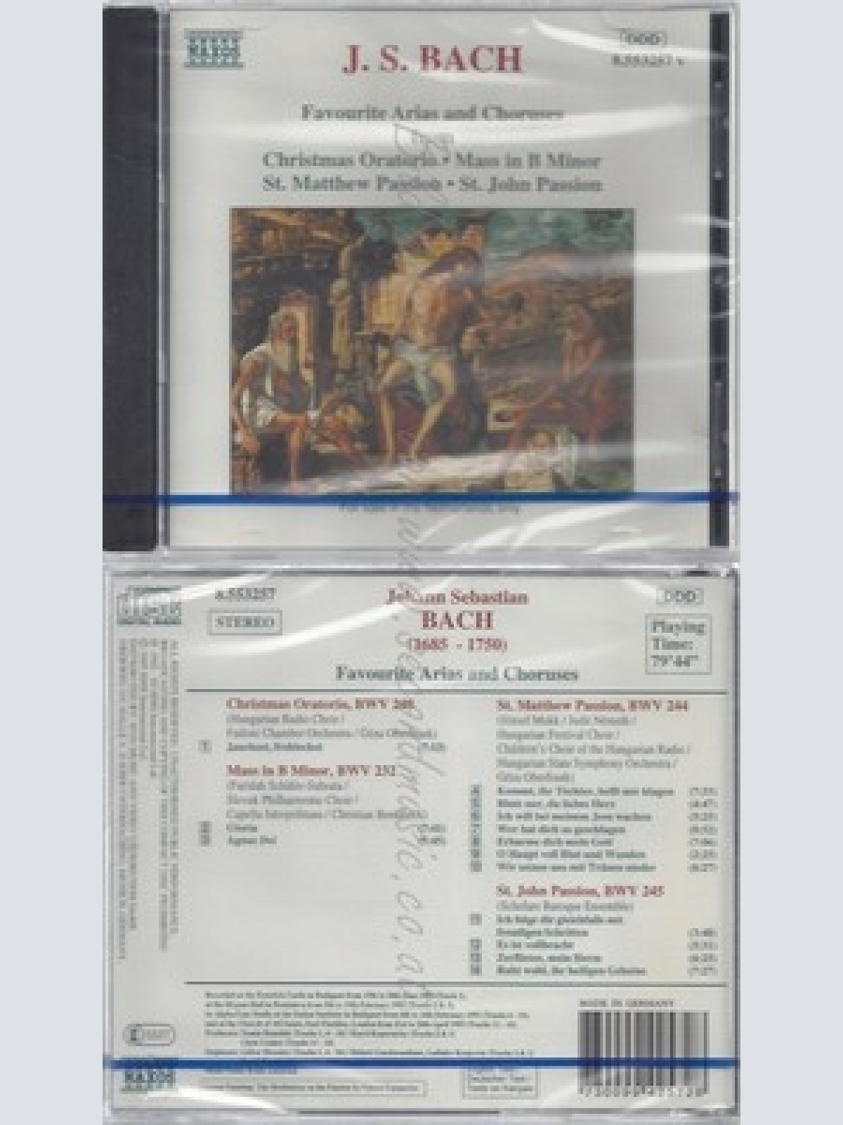 CD--NM-SEALED-VARIOUS UND JOHANN SEBASTIAN BACH -KOMPONIST- -2007- -- BELIEBTE