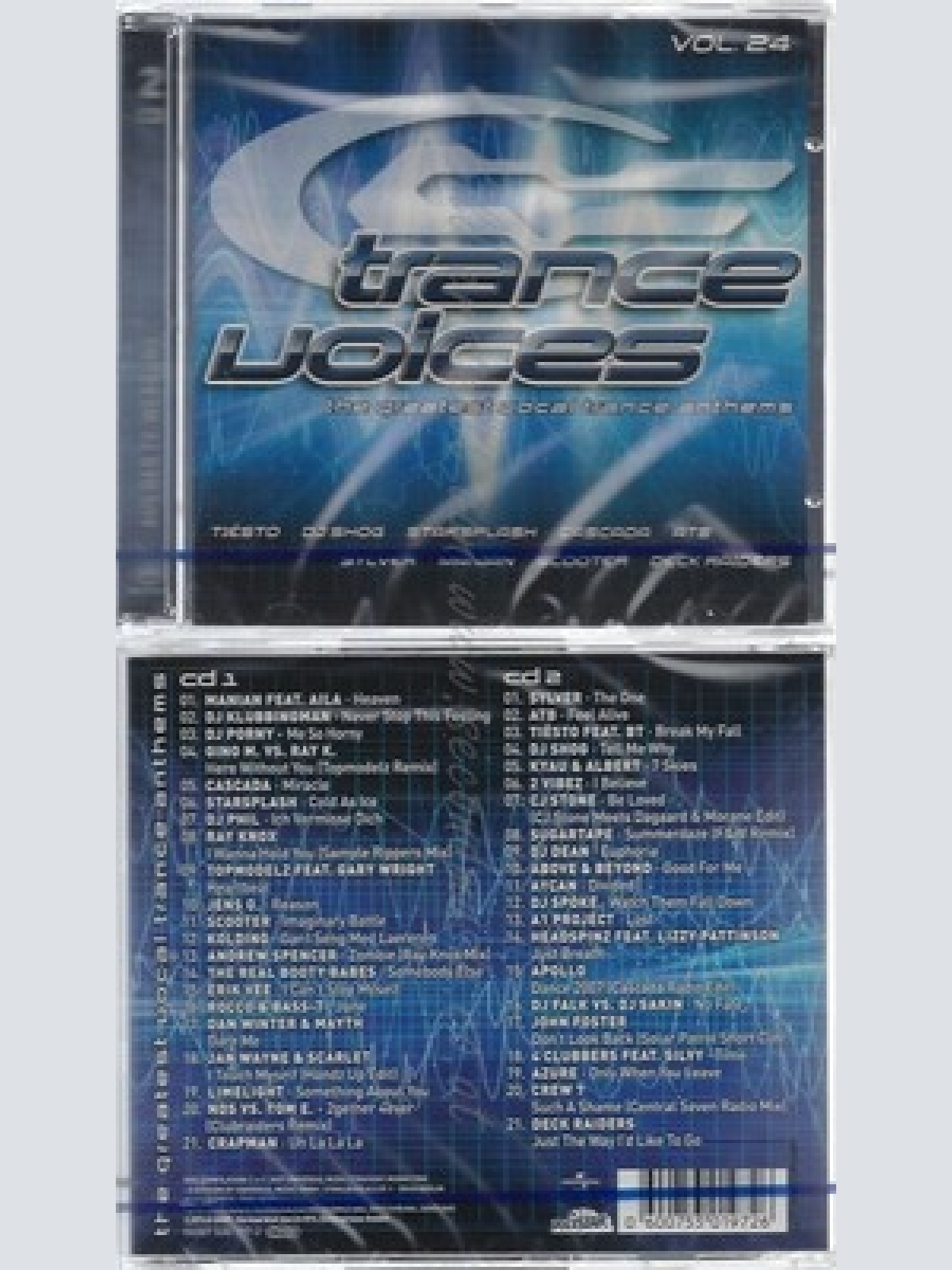 CD--NM-SEALED-VARIOUS -2007- - DOPPEL-CD -- TRANCE VOICES VOL.24
