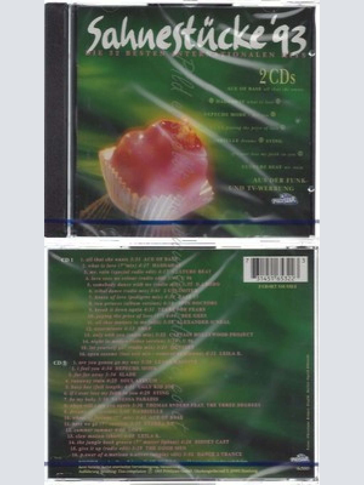 CD--NM-SEALED-SAHNESTÜCKE '93-DIE 32 BESTEN INTERNATIONALEN HITS -- SAHNESTÜCKE