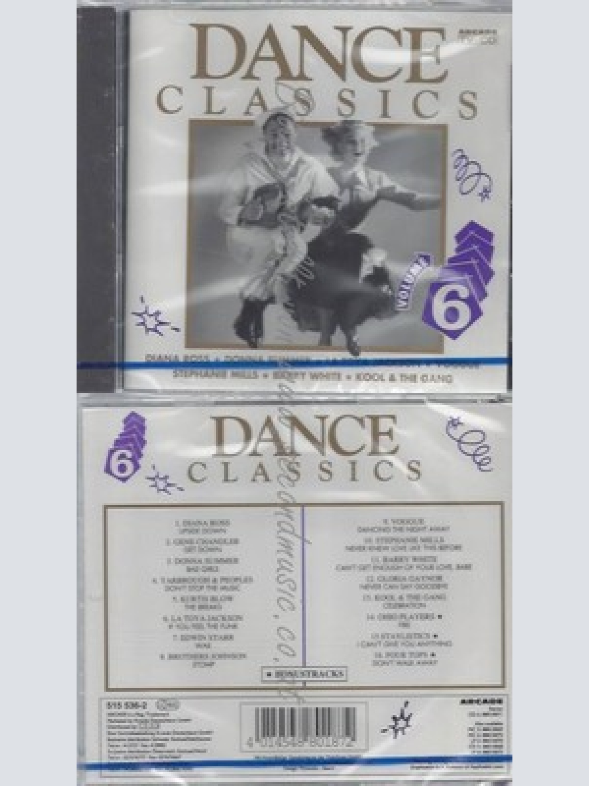 CD--NM-SEALED-DANCE CLASSICS 6 -- DIANA ROSS, DONNA SUMMER, KURTIS BLOW, KOOL &