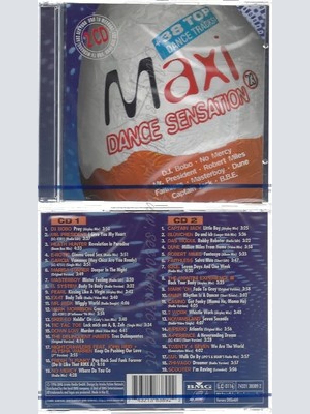 CD--NM-SEALED-VARIOUS -1996- - DOPPEL-CD -- MAXI DANCE SENSATION 23