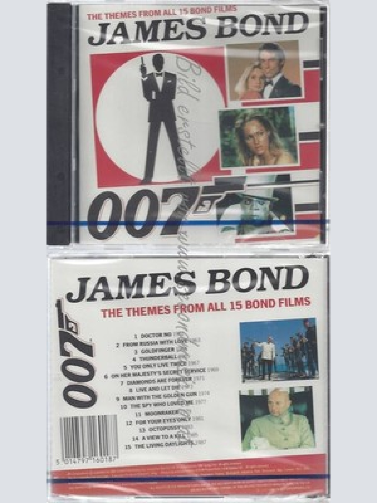 CD-NM-SEALED-JAMES BOND - IMPORT -- THEMES FROM ALL 15 BOND FILMS