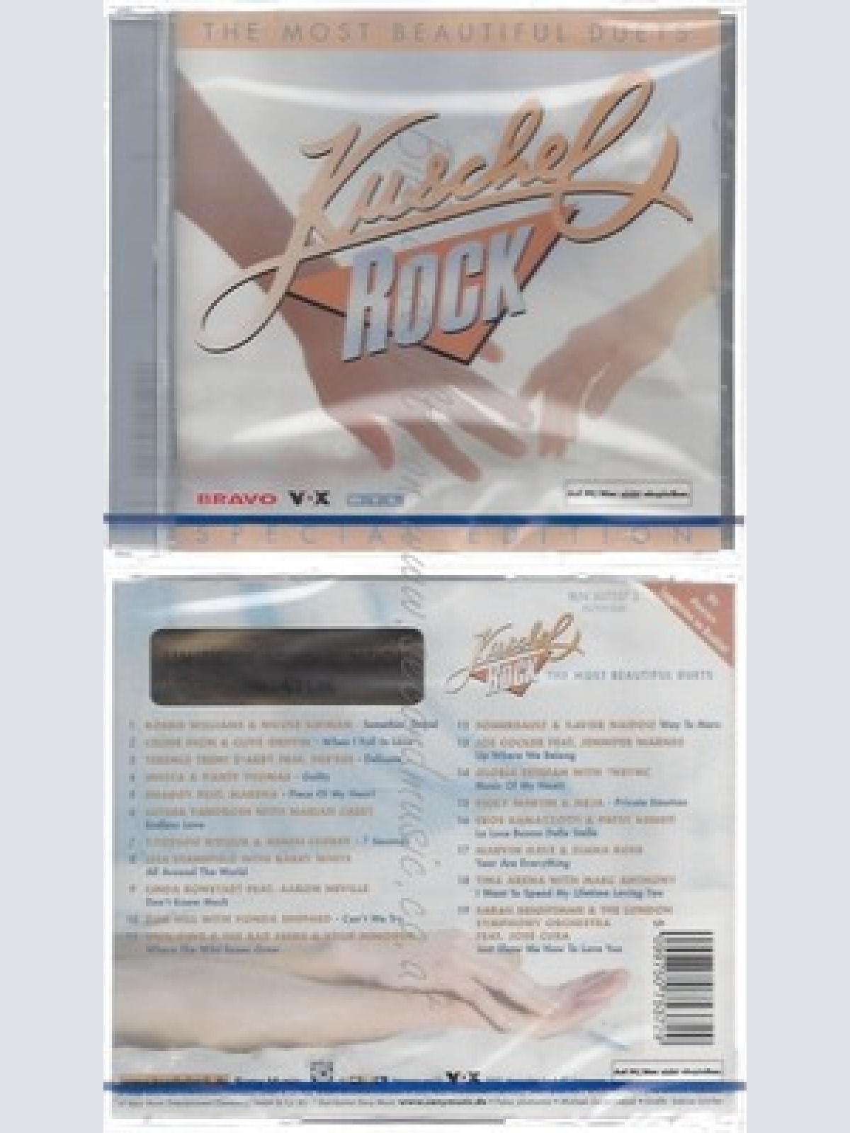 CD--NM-SEALED-VARIOUS -2002- -- KUSCHELROCK - THE MOST BEAUTIFUL DUETS