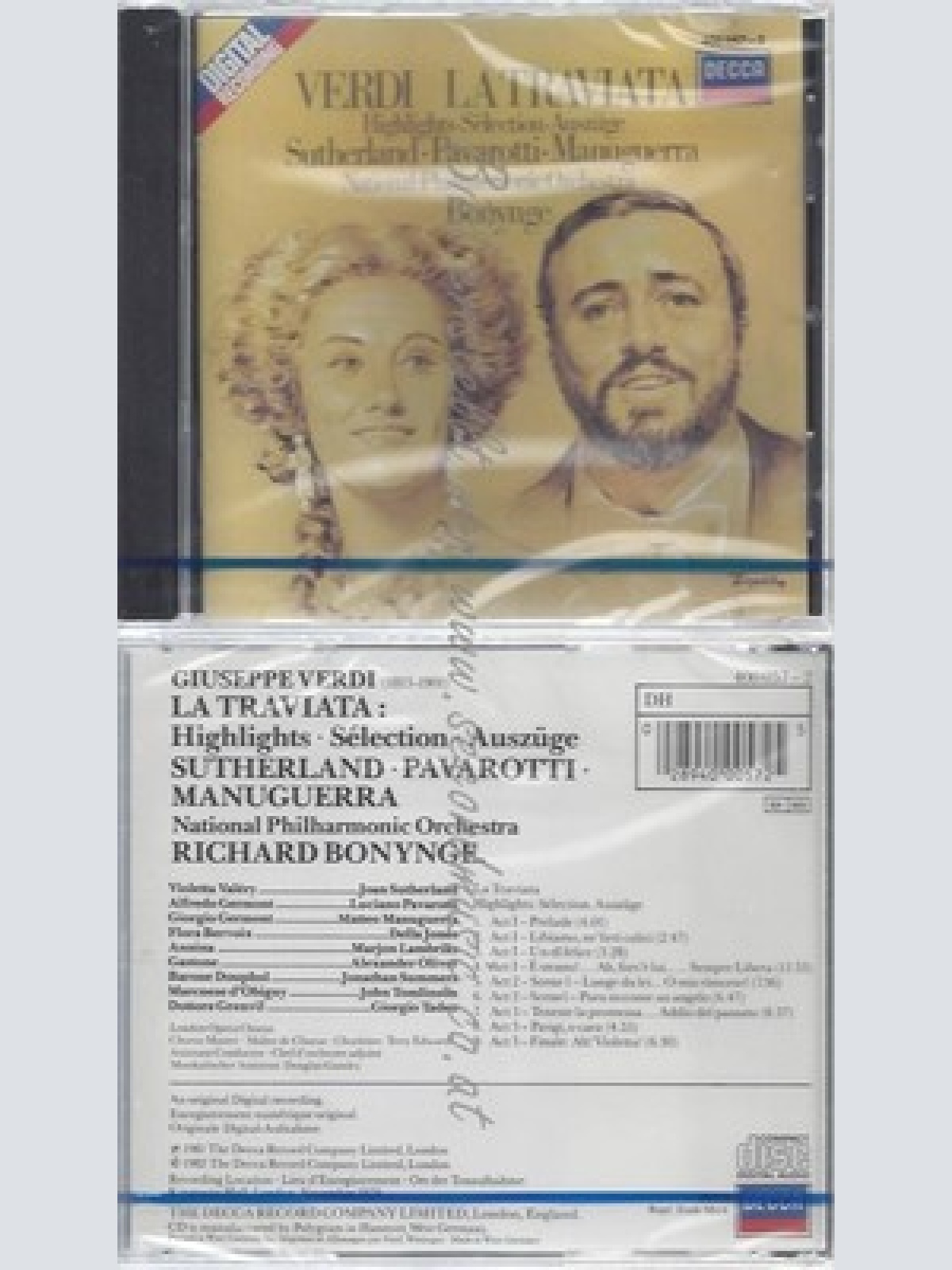 CD-NM-SEALED-SUMMERS, PAVAROTTI, JOAN SUTHERLAND UND MATTEO MANUGUERRA -1991- --