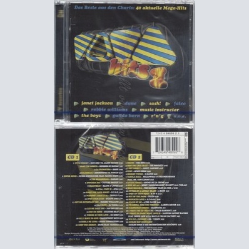 CD-NM-SEALED-FALCO, RUN DMC, GUANO APES UND ROBBIE WILLIAMS -1998- - DOPPEL-CD -