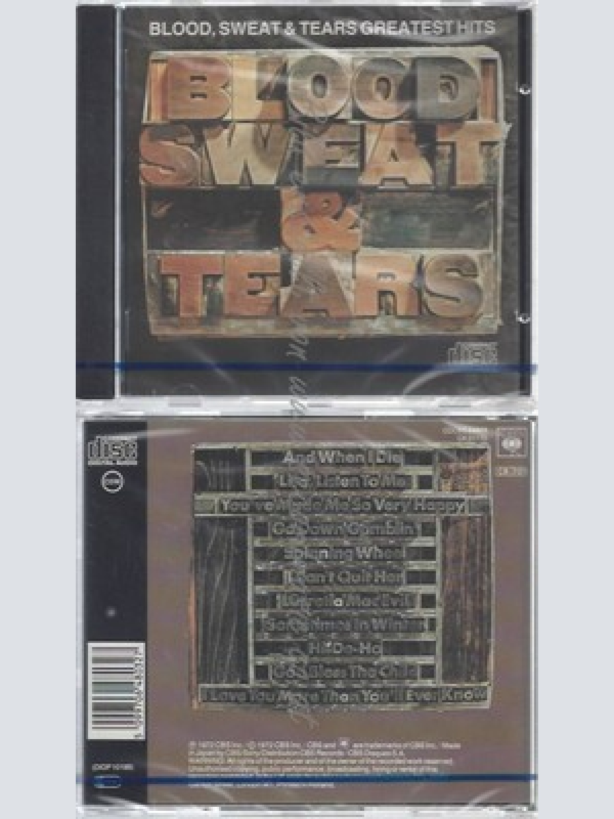 CD-NM-SEALED-BLOOD SWEAT & TEARS -1985- -- GREATEST HITS