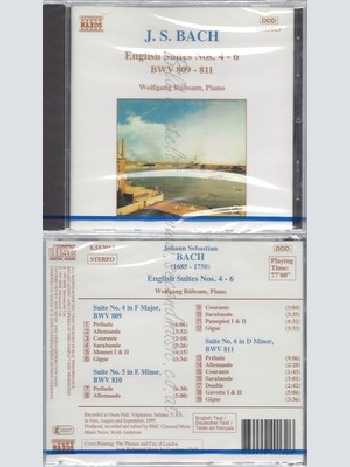CD--NM-SEALED-WOLFGANG RÜBSAM UND JOHANN SEBASTIAN BACH -KOMPONIST- -1996- -- B