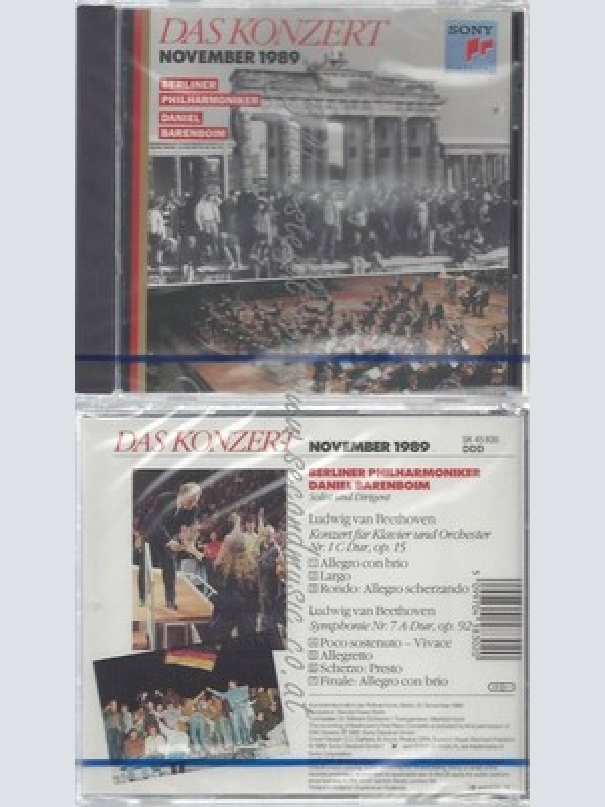 CD-NM-SEALED-DANIEL BARENBOIM,  -- DAS KONZERT - NOVEMBER 1989