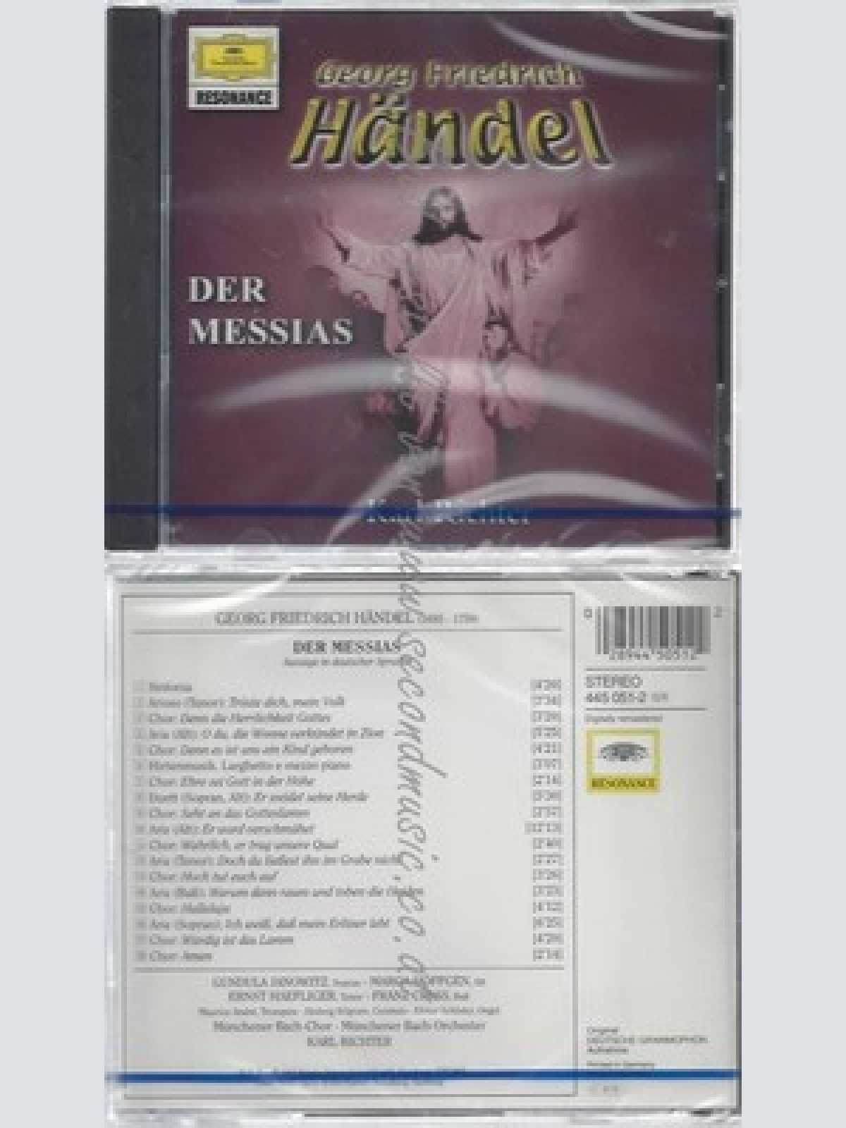 CD-NM-SEALED-JANOWITZ, HÖFFGEN, HAEFLIGER UND CRASS -1995- -- RESONANCE - HÄNDEL