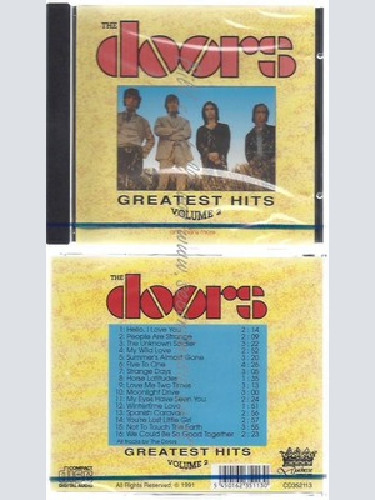 CD-NM-SEALED-THE DOORS -- GREATEST HITS 2