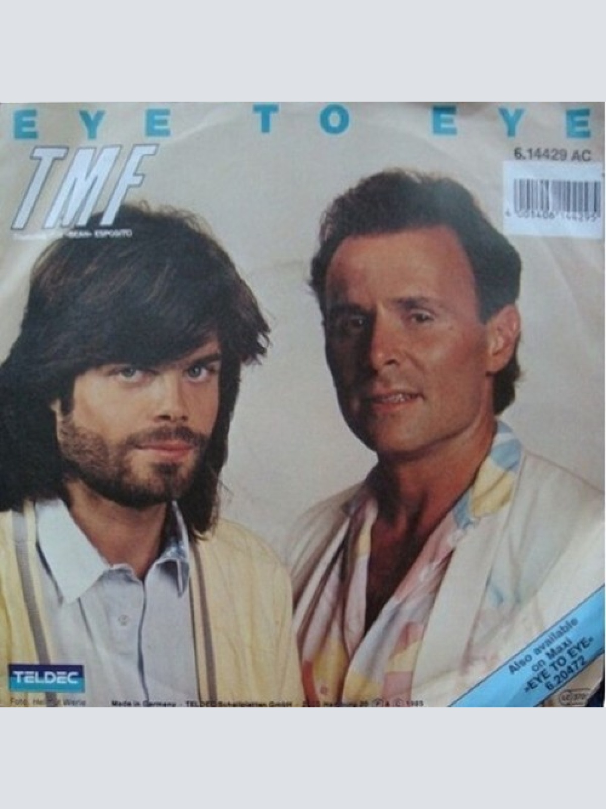 7", Single TMF (3) Featuring Joe "Bean" Esposito* - Eye To Eye