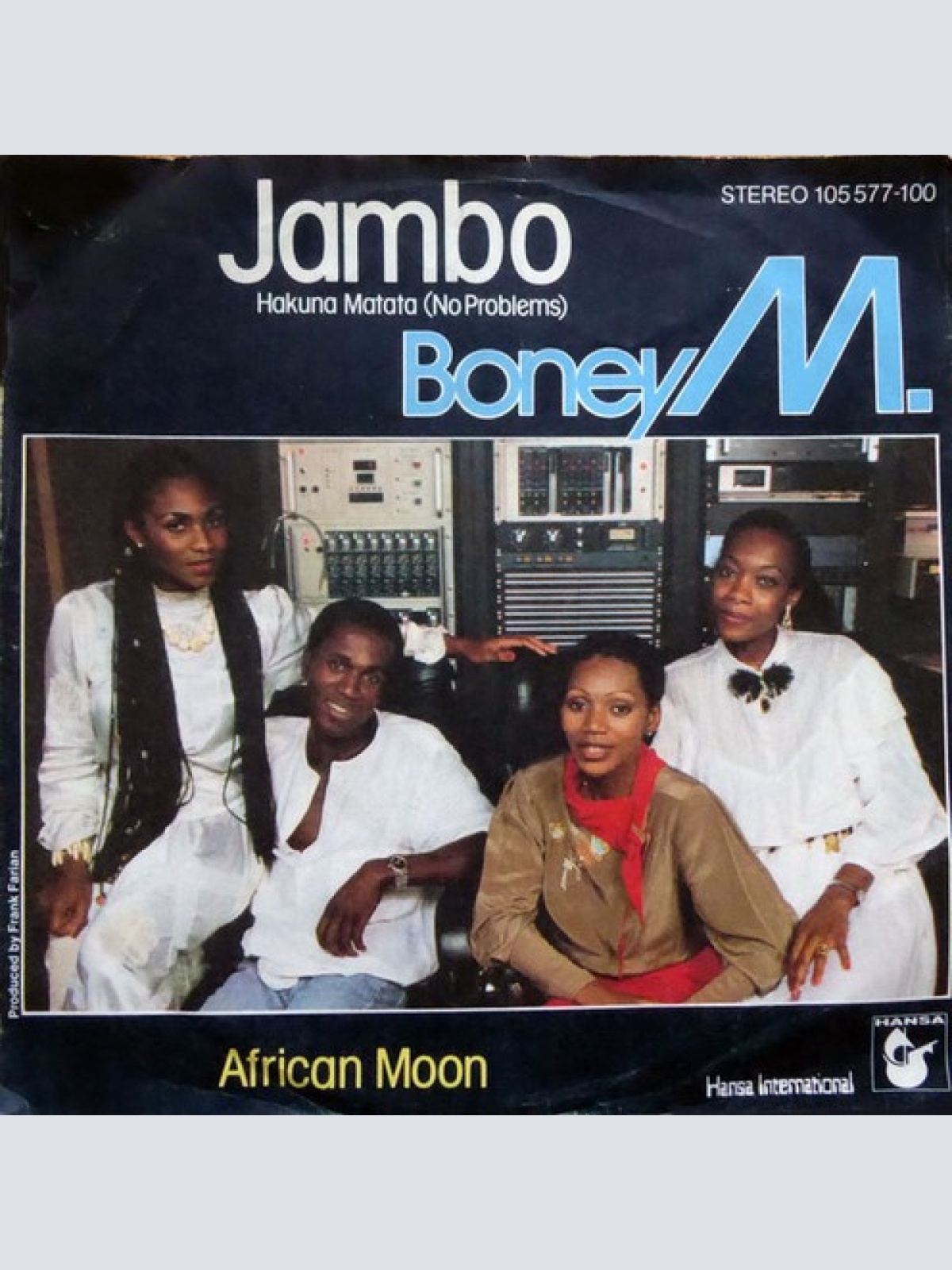 7", Single Boney M. - Jambo - Hakuna Matata (No Problems)