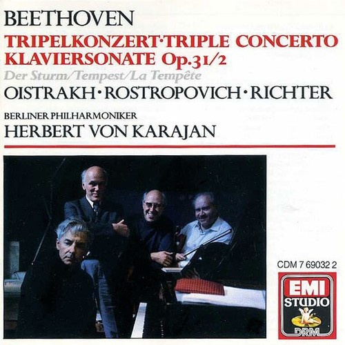 CD, Album Beethoven*, Oistrach* . Rostropovich* . Richter*, Berliner Philharm...