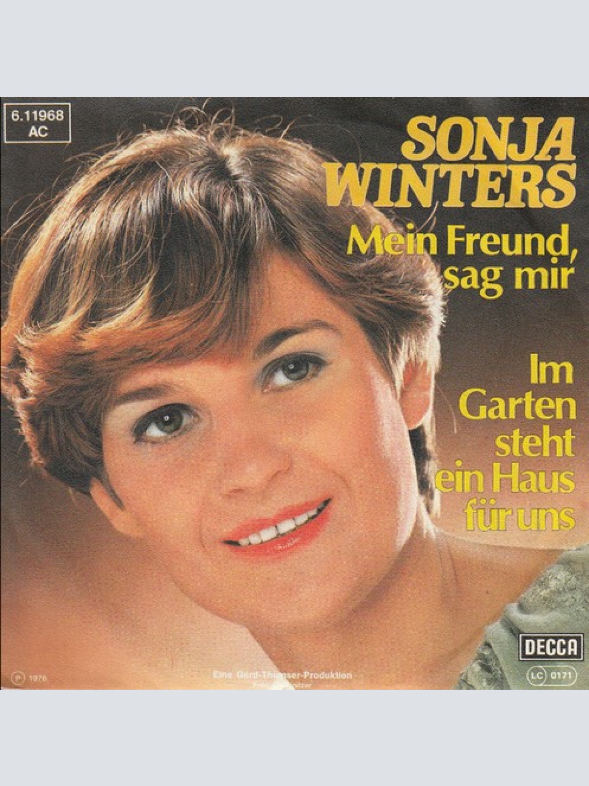 7", Single Sonja Winters - Mein Freund, Sag Mir