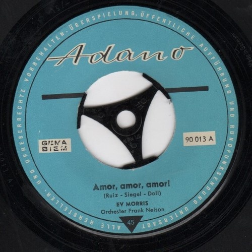 7", Single Ev Morris - Amor, Amor, Amor! / Perdido