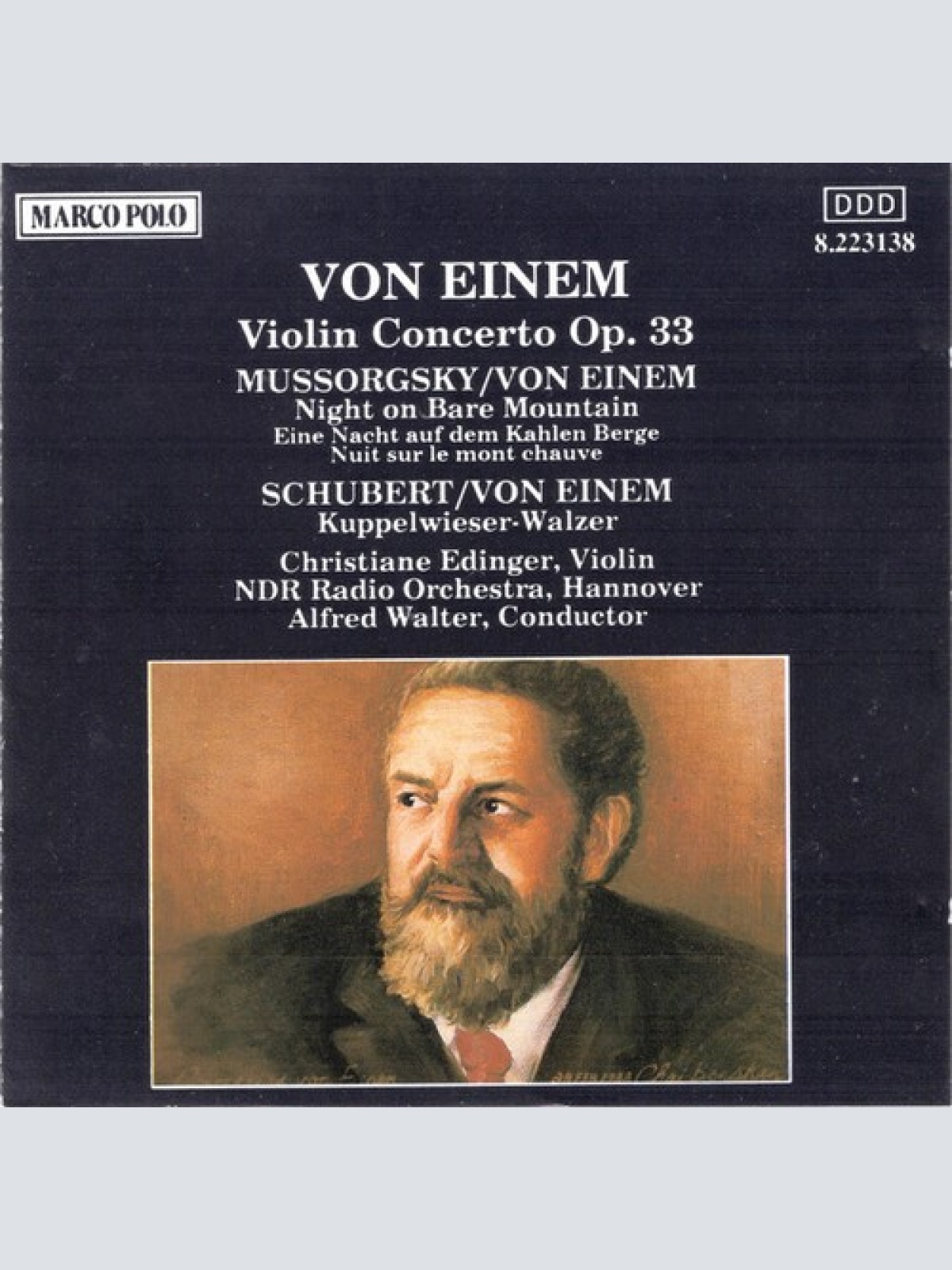 CD, Album Von Einem*, Christiane Edinger, NDR Radio Orchestra, Hannover*, Alf...