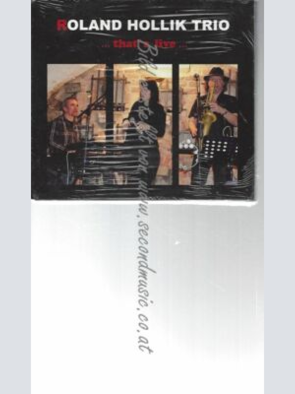 CD--ROLAND HOLLIK--ROLAND HOLLIK TRIO - THAT'S LIVE - DOPPEL CD