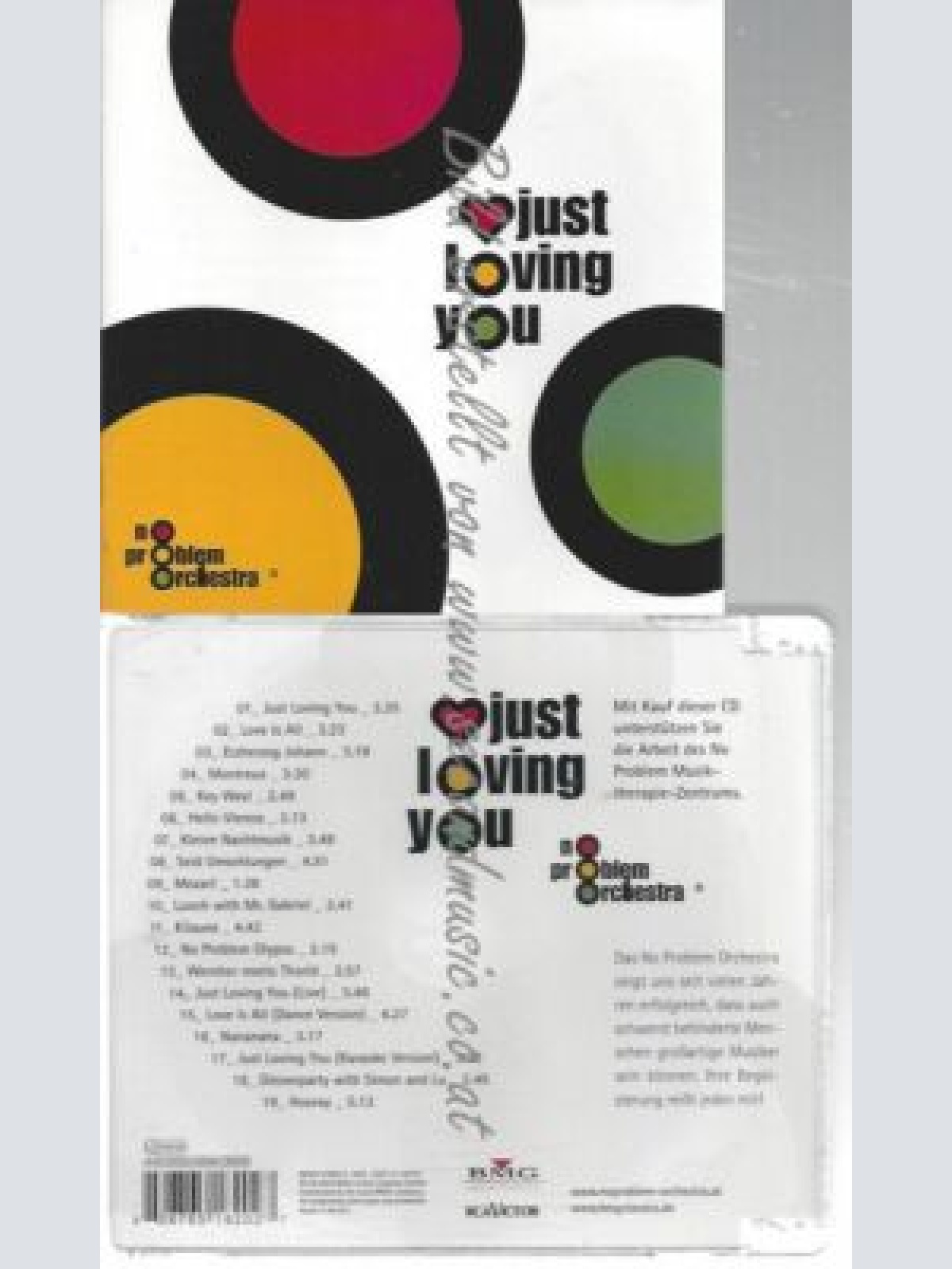 CD--NO PROBLEM ORCHESTRA--JUST LOVING YOU