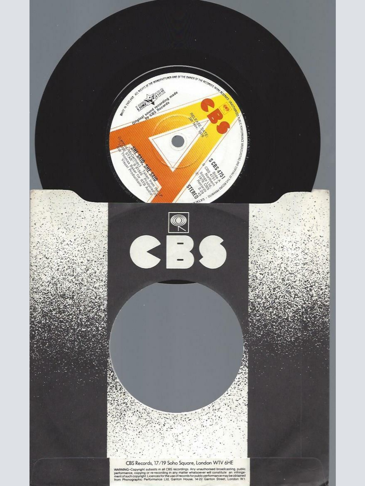 7" Lone Star – She Said, She Said //PROMO