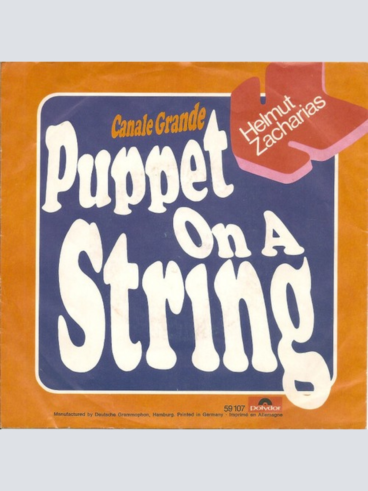 7", Single, Mono Helmut Zacharias - Puppet On A String