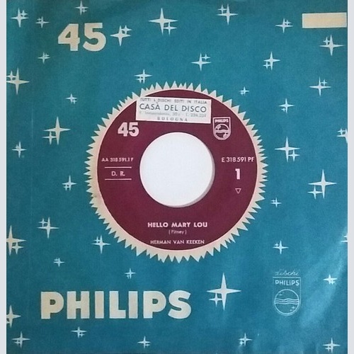7" Herman van Keeken - Hello Mary Lou