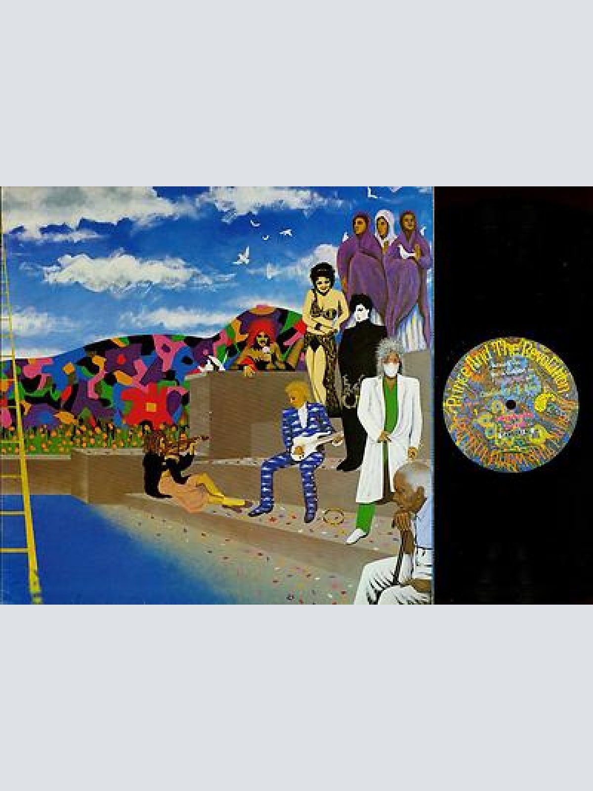 LP--PRINCE AND THE REVOLUTION--AROUND THE WORLD IN A DAY --FOC