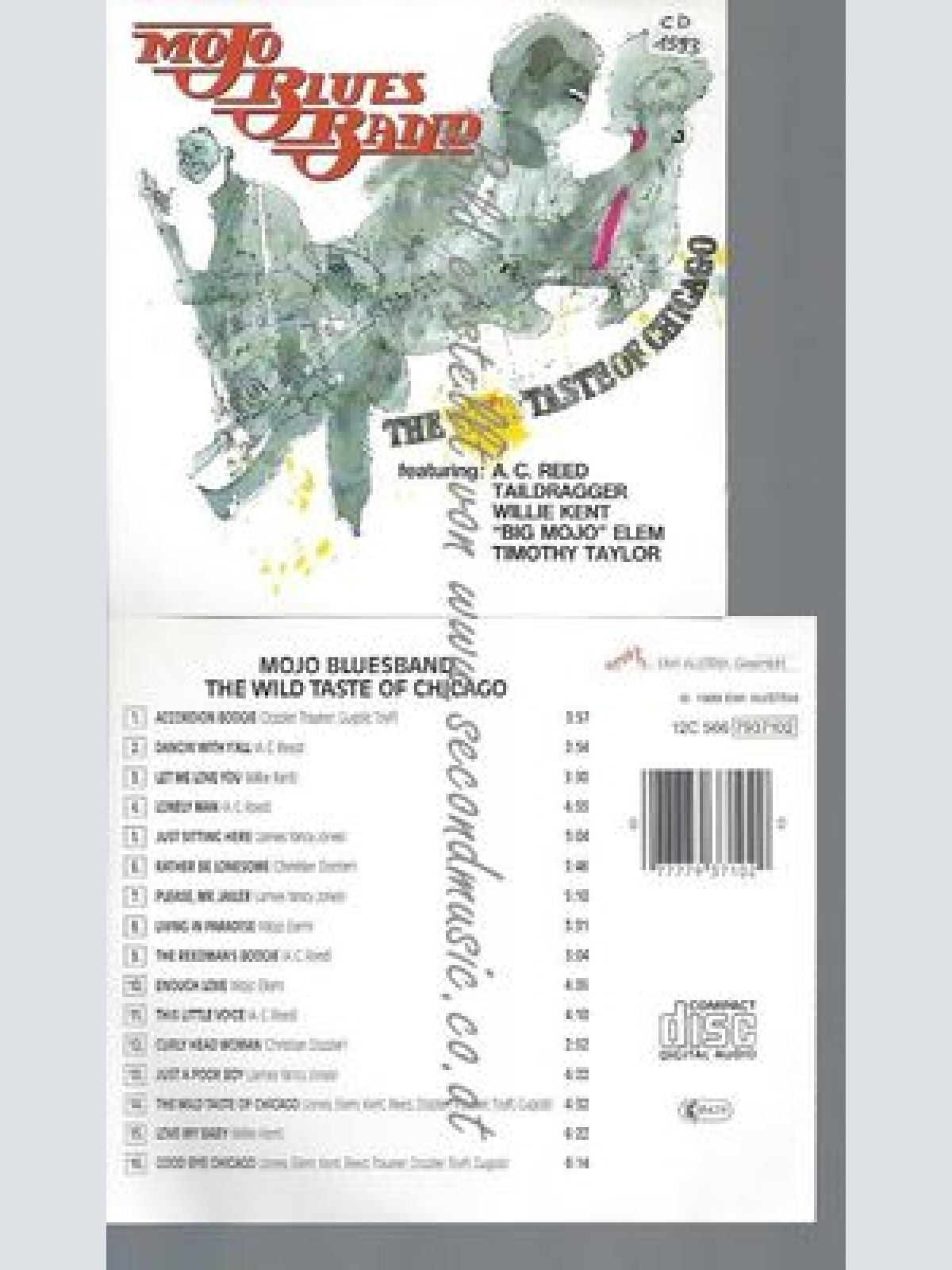 CD--MOJO BLUES BAND--THE WILD TASTE