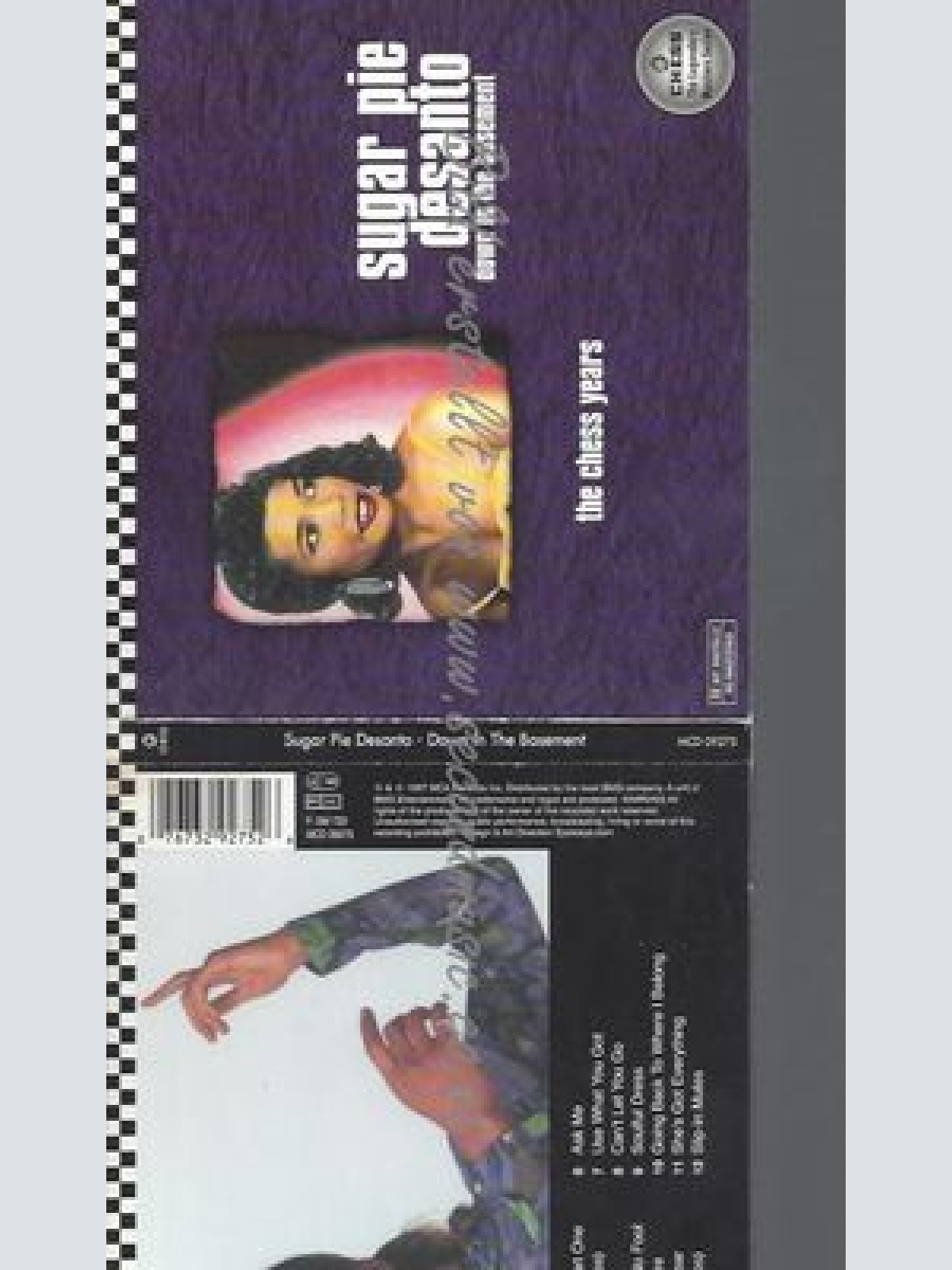 CD--SUGAR PIE DESANTO--DOWN IN THE BASEMENT