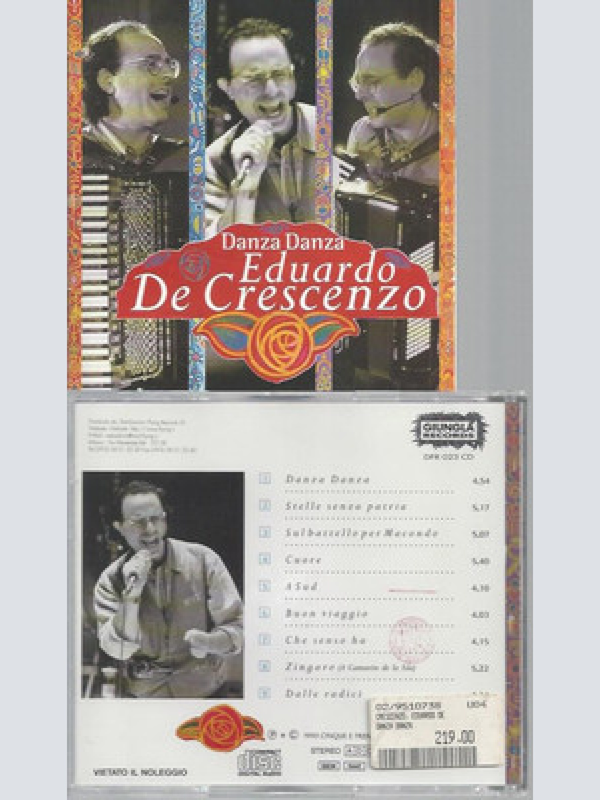CD--EDUARDE DE CRESCENZO DANZA DANZA