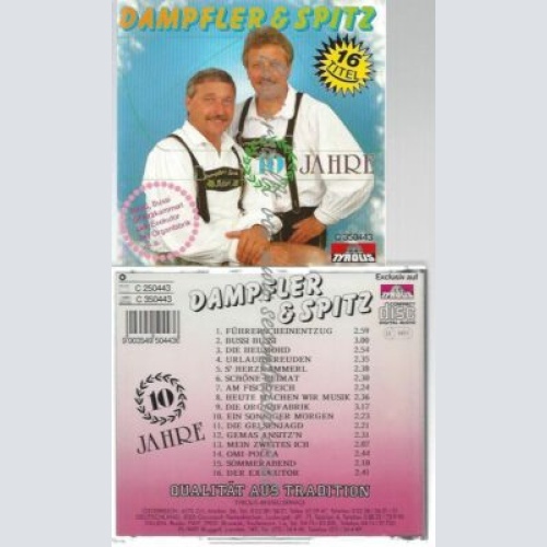 CD--DAMPFLER & SPITZ-- 10 JAHRE