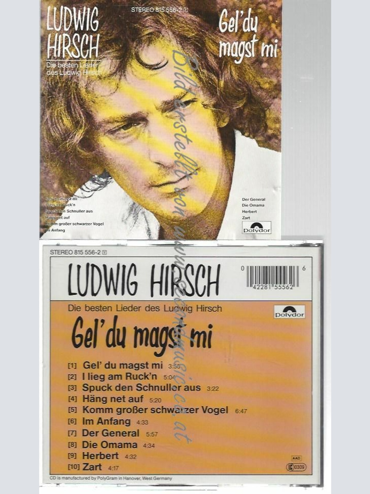 CD--LUDWIG HIRSCH--GEL' DU MAGST MI