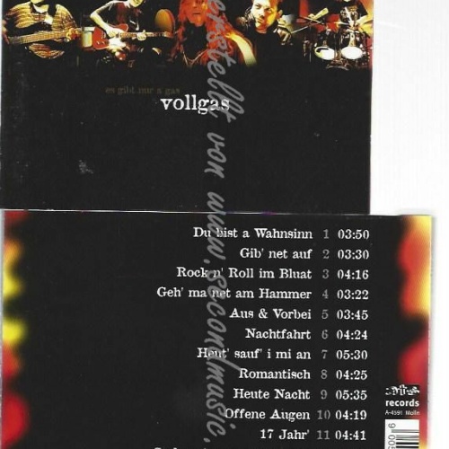 CD--VOLLGAS--ES GIBT NUR A GAS...