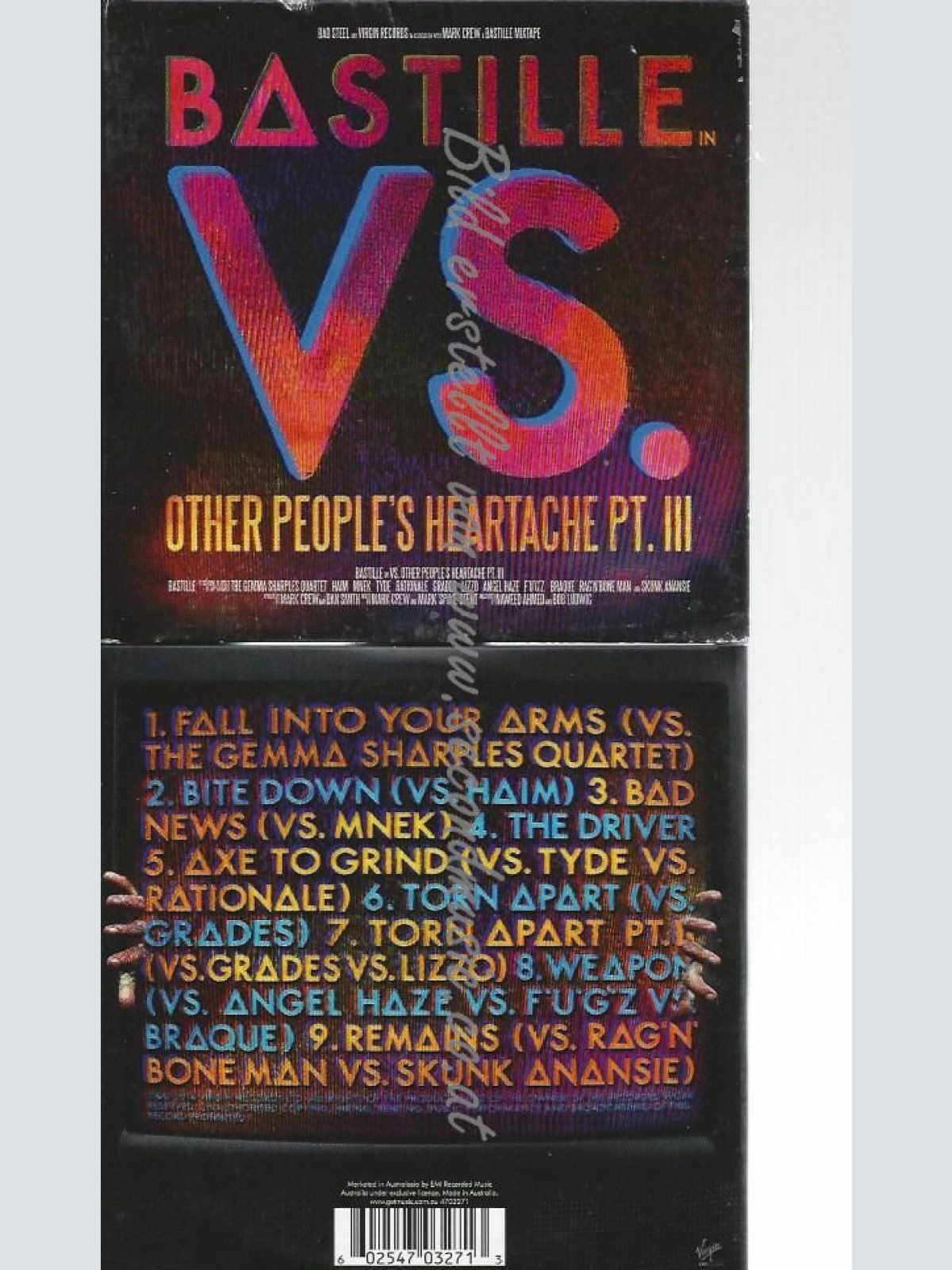 CD--BASTILLE | --VS. -OTHER PEOPLE'S HEARTACHE,PT. III-