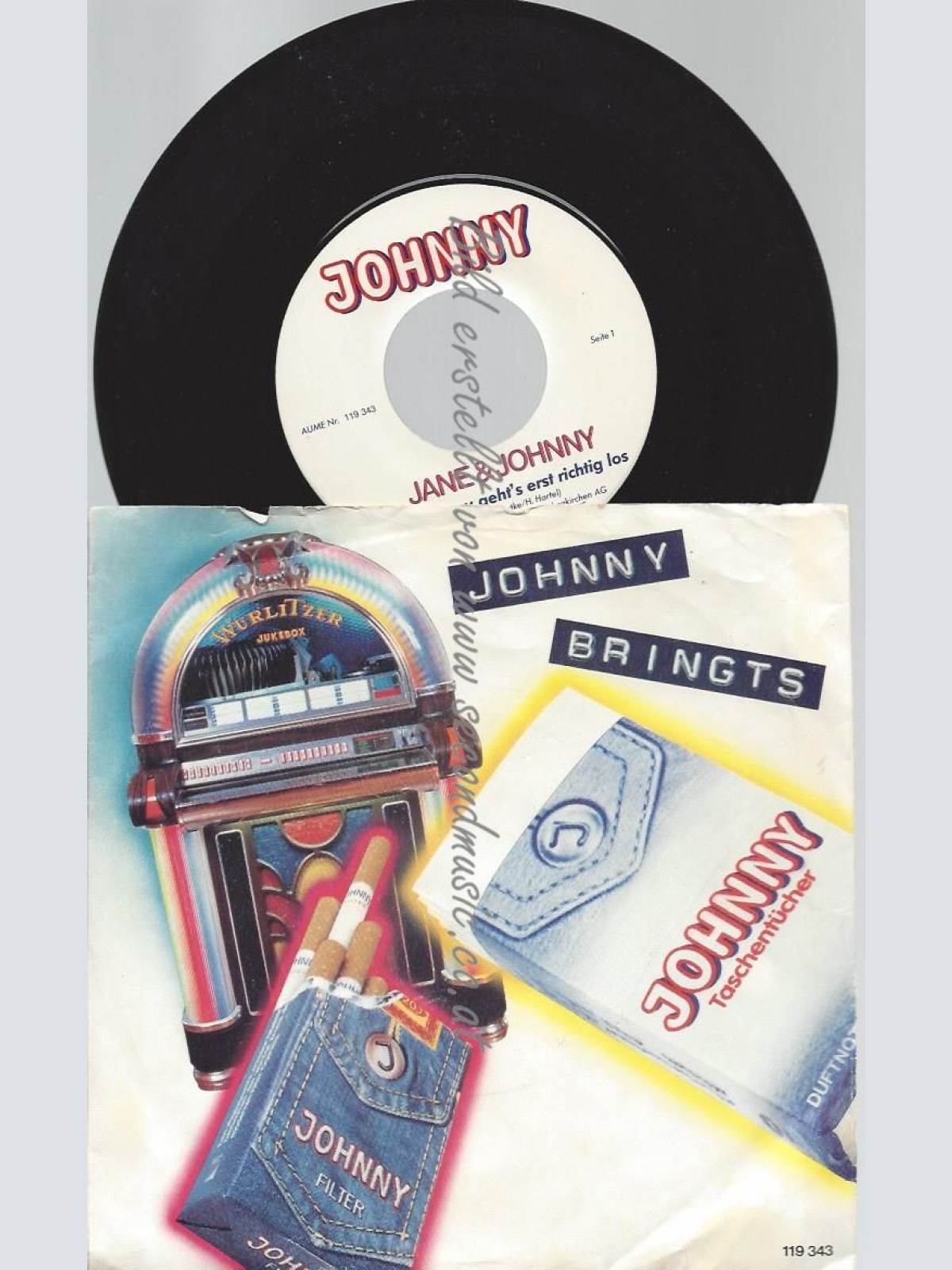 7"   Jane & Johnny  Johnny Bringts