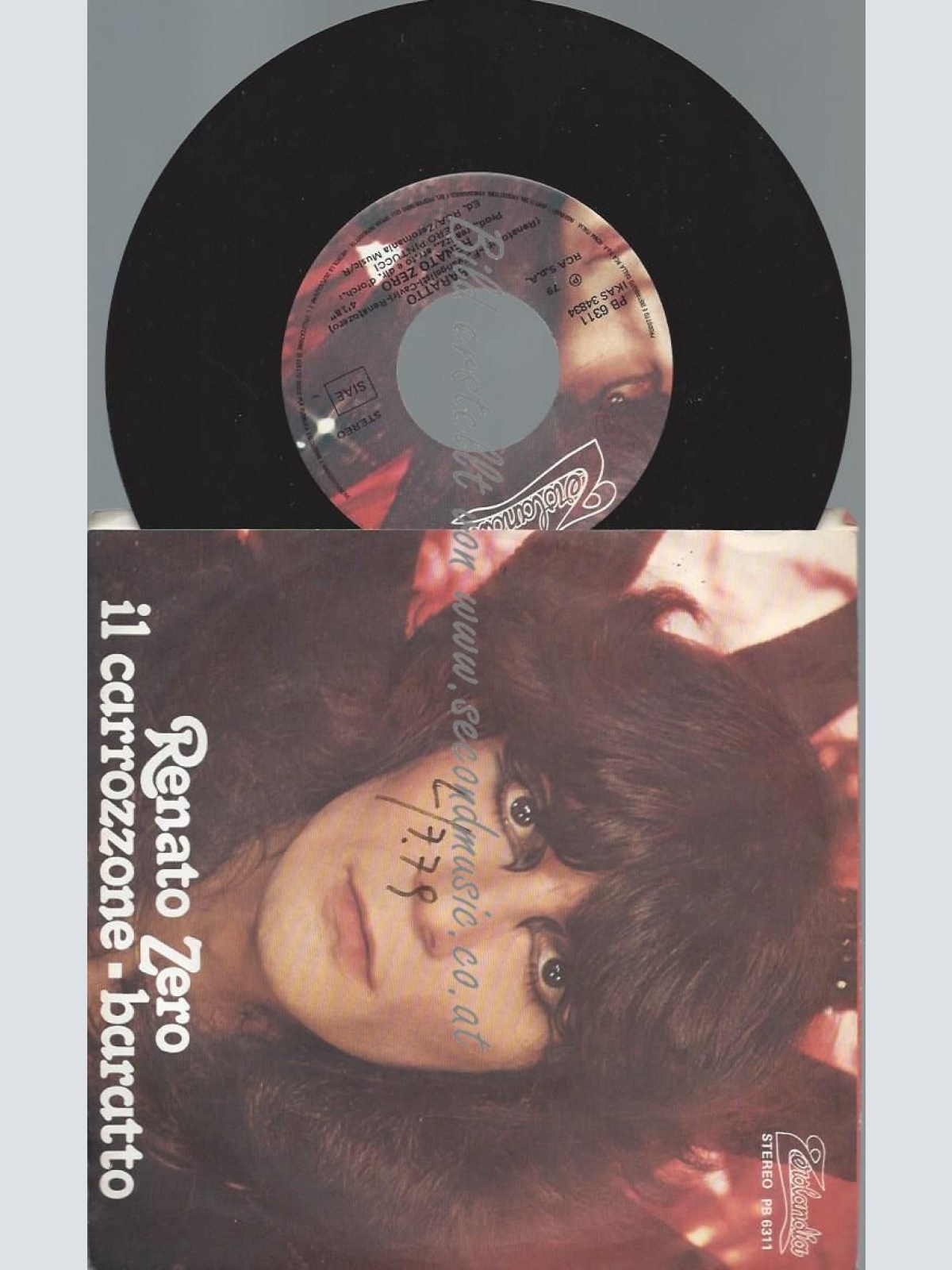 7"   Renato Zero  Il Carrozzone
