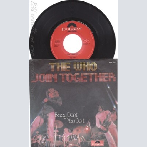 7" THE WHO---JOIN TOGETHER--AUSTRO MECHANA