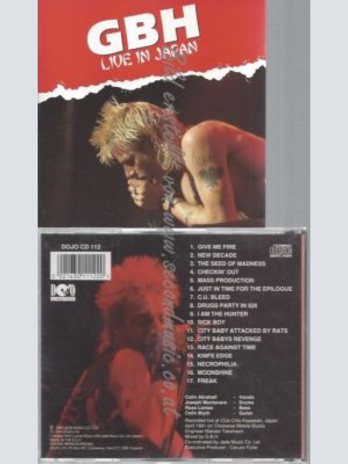 CD--GBH--LIVE IN JAPAN