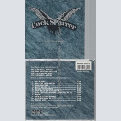 CD--COCK SPARRER--GUILTY AS CHARGED