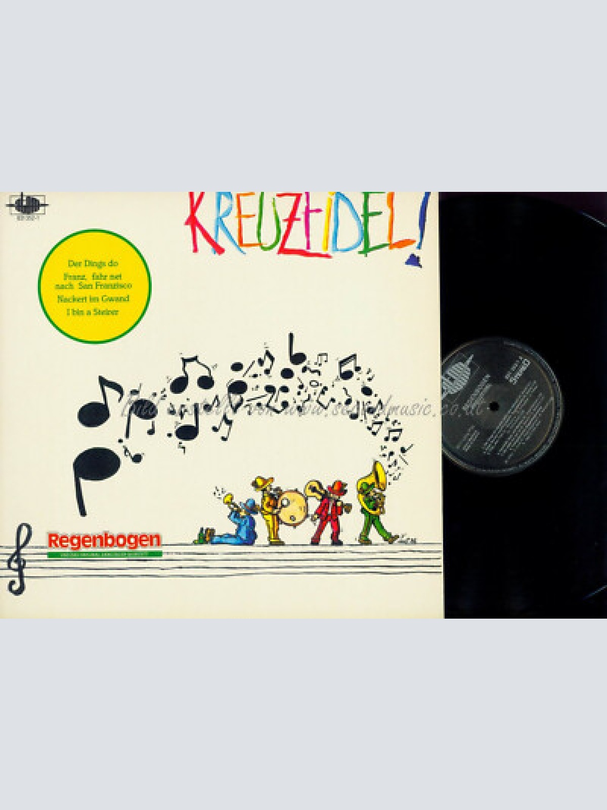 LP-- REGENBOGEN UND DAS ZANGTALER QUINTETT KREUZFIDEL