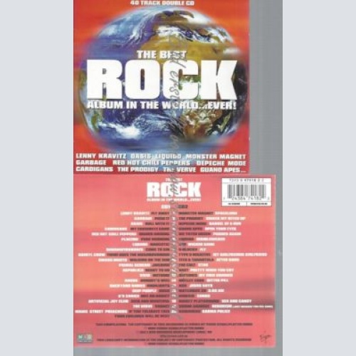 CD--VARIOUS--BEST ROCK ALBUM IN THE WORLD E | DOPPEL-CD