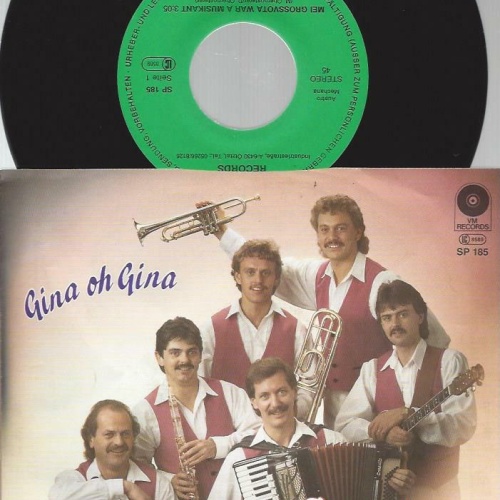 7" Original Grenzland Sextett – Gina Oh Gina