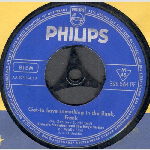 7", Mono Frankie Vaughan Und The Kaye Sisters / Frankie Vaughan - Got-ta Have...