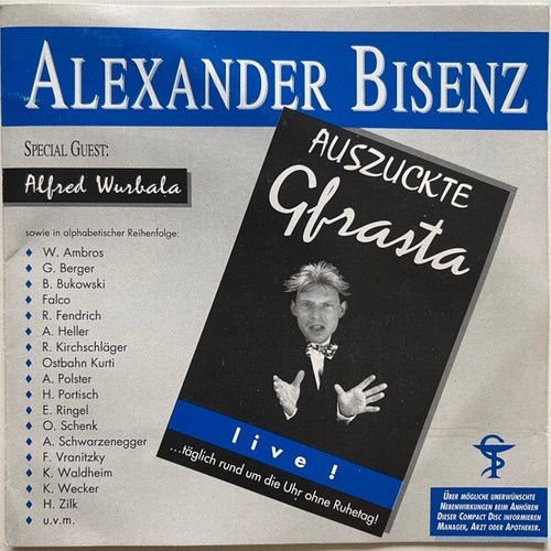 CD, Album Alexander Bisenz - Auszuckte Gfrasta