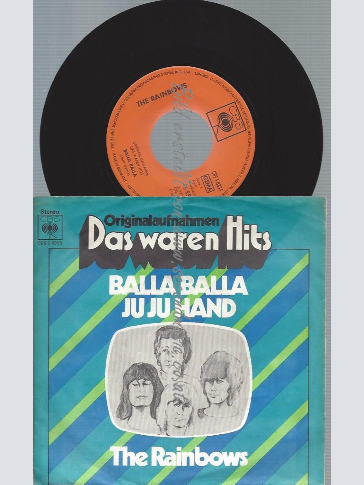 7"   The Rainbows – Balla Balla  // DAS WAREN HITS