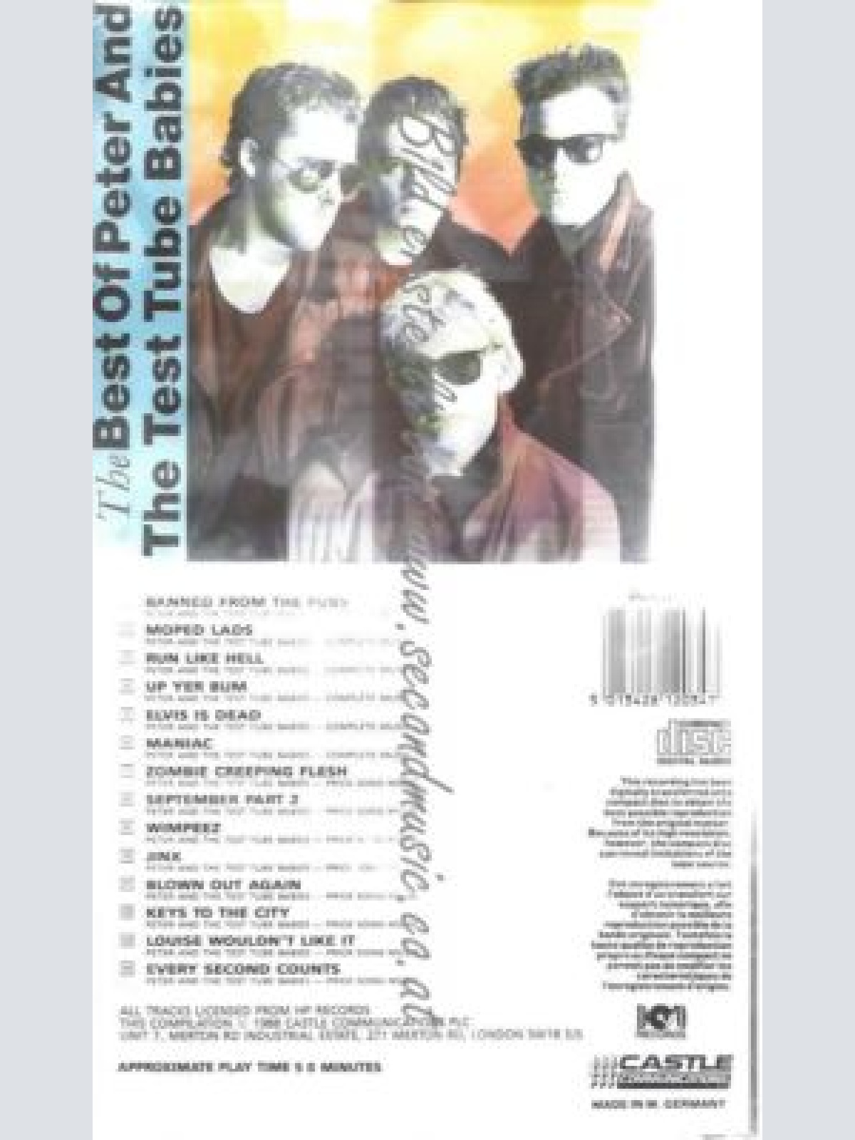 CD--PETER & THE TEST TUBE BABIES--THE BEST OF