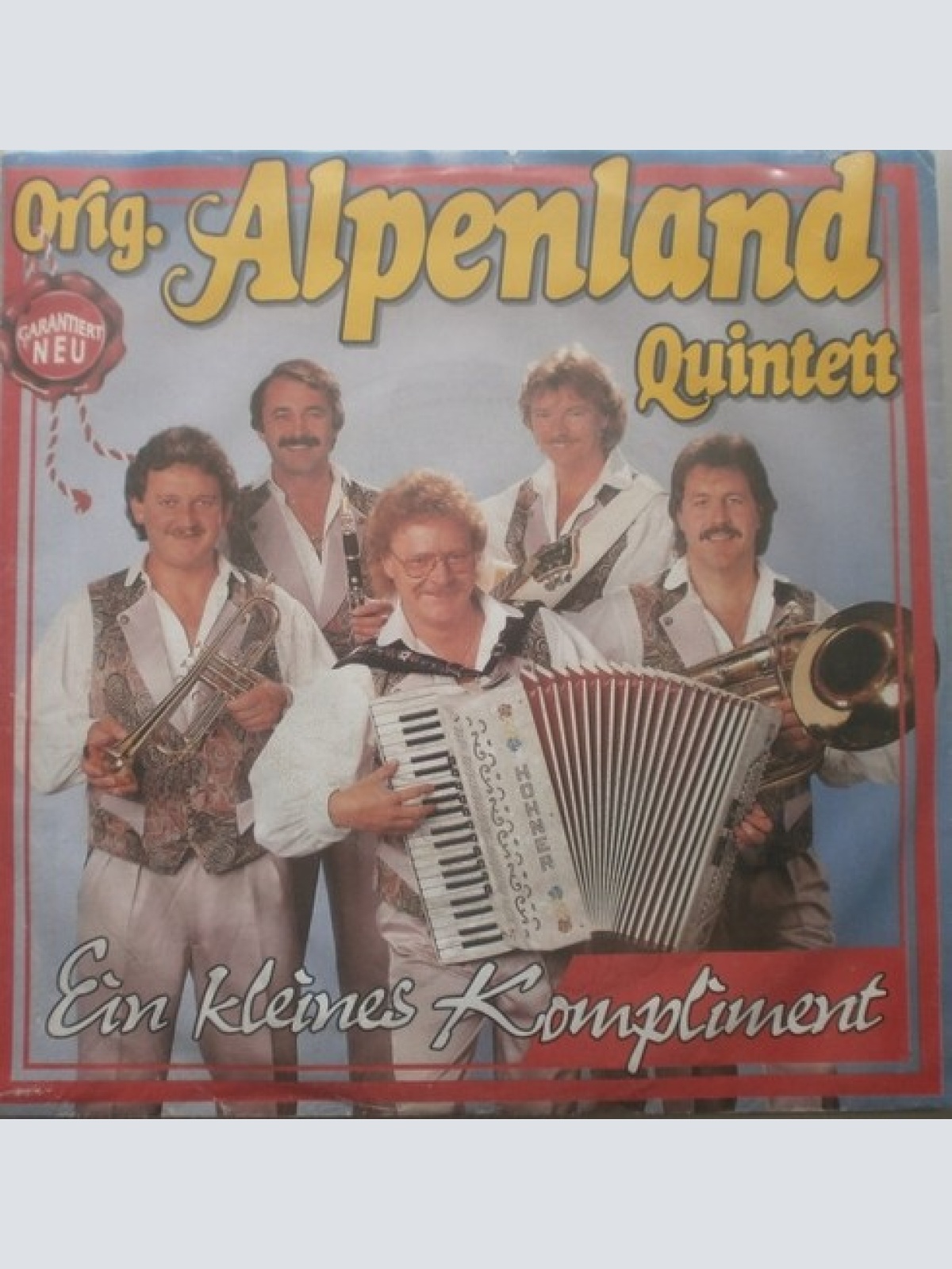 7", Single Orig. Alpenland Quintett - Ein Kleines Kompliment