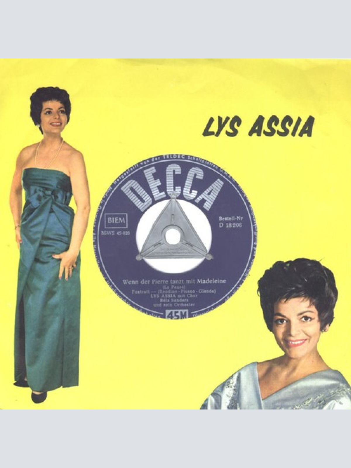 7", Single, Mono Lys Assia - Wenn Der Pierre Tanzt Mit Madeleine / Wenn Du Be...