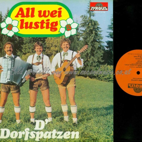 LP--all wei lustig-- D' Dorfspatzen/   NM