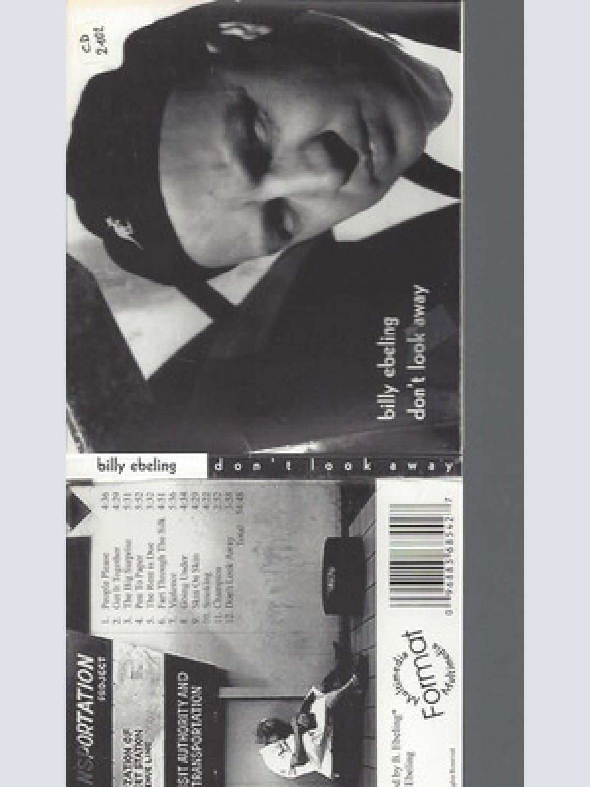 CD--BILLY EBELING DONT LOOK AWAY