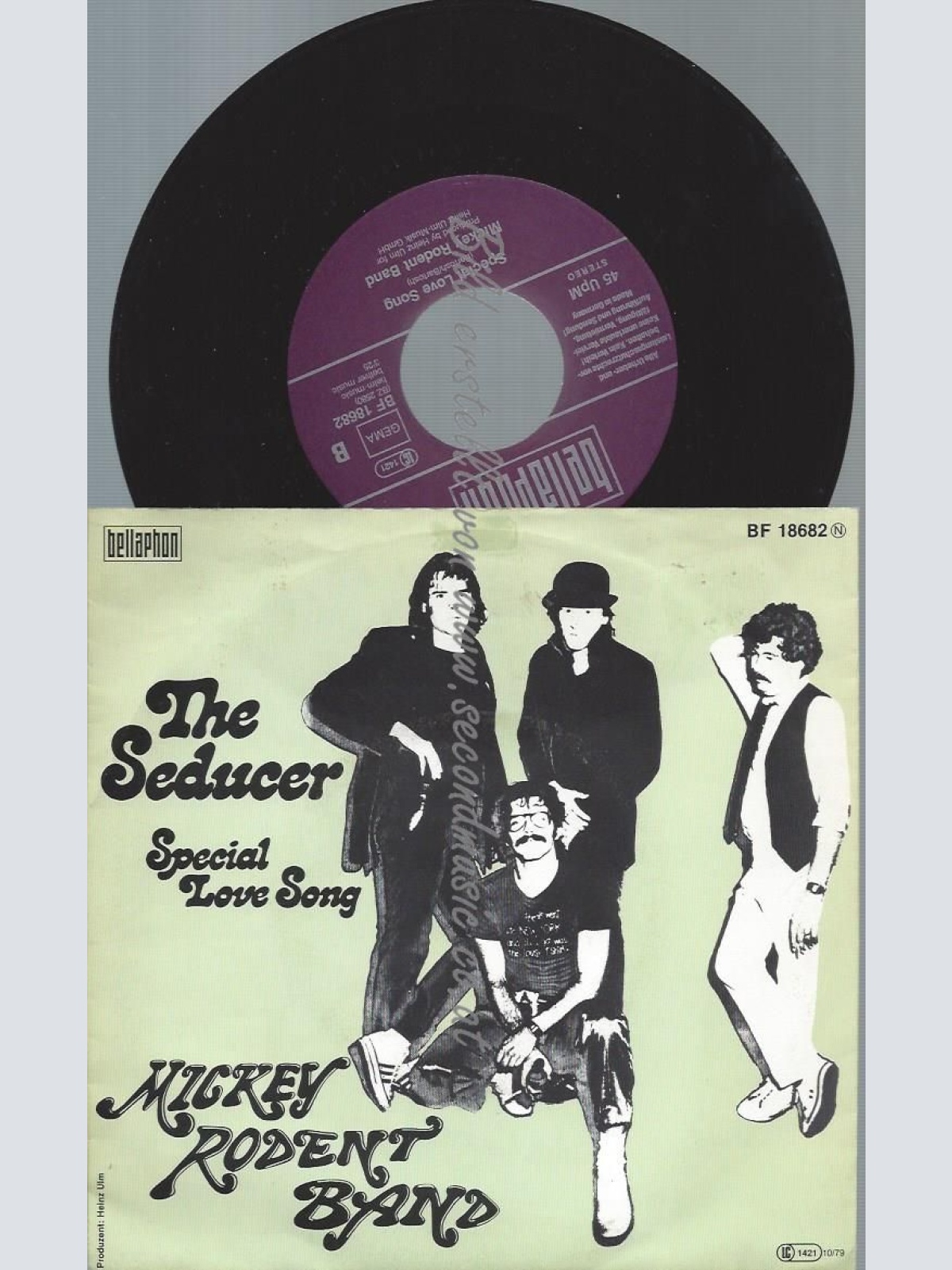 7"  MICKEY RODENT BAND THE SEDUCER